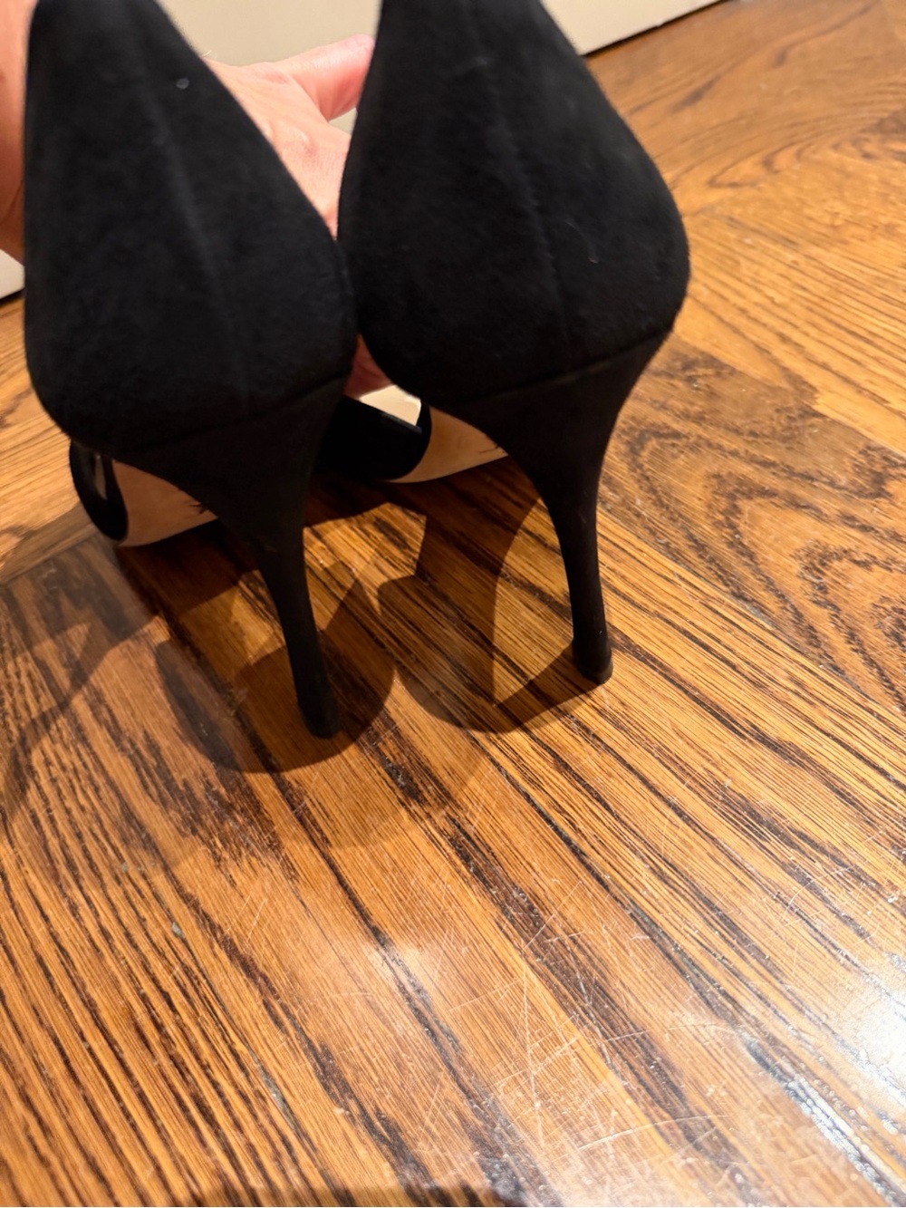 Dior Black Satin D’Orsay Pumps with Crystal Buckle - Picture 12 of 13
